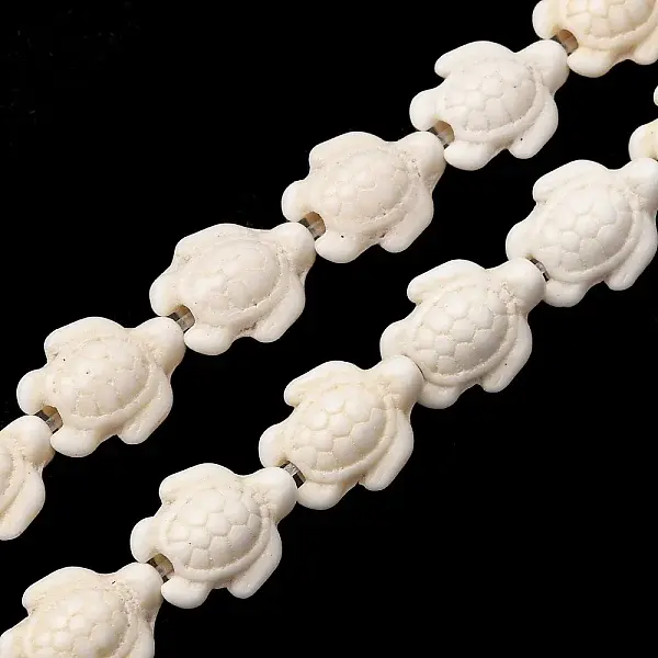 Synthetic Turquoise Dyed Beads Strands