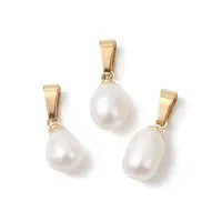 Natural Cultured Freshwater Pearl Rice Charms