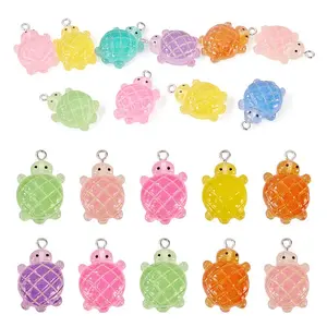 10Pcs Transparent Resin Pendants