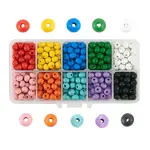 Dyed Natural Wood Beads