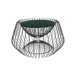 ODKLÁDACÍ STOLEK, zelená, černá