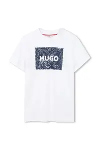 HUGO  Dětské bavlněné tričko