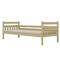 Posteľ Dawid štandard 80x180 prírodná, nelakovaná