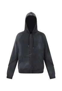 Ed Hardy Tepláková bunda 'Drag Battle'  antracitová / čierna