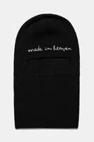Vlněná kukla Fiorucci Embroidered Balaklava černá barva, U01FPAHA217KN05BK01