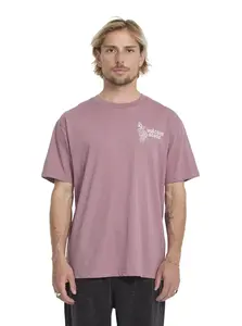 Volcom pánské tričko Eternal Stoke Sst Stone Rose | Růžová | Velikost L | 100% bavlna