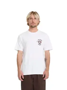Volcom pánské tričko Miste Stone Bsc Sst White | Bílá | Velikost M | 100% bavlna