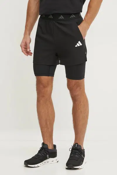 Tréninkové šortky adidas Performance Gym+ černá barva, JE5665