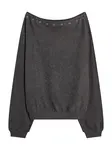 Bershka Mikina  tmavosivá