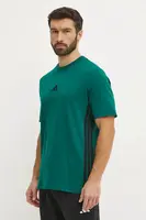 Bavlněné tričko adidas Essentials zelená barva, JD1905