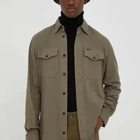 Košile G-Star zelená barva, slim, s klasickým límcem