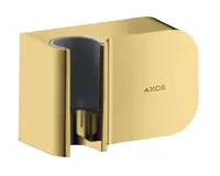 Axor One - Nástenné kolienko s držiakom, leštený vzhľad zlata 45723990