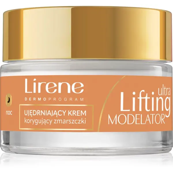 Lirene Ultra Lifting Modelator spevňujúci nočný krém proti vráskam na korekciu vrások 50 ml