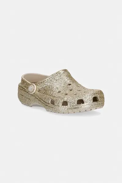 Dětské pantofle Crocs CLASSIC CHUNKY GLITTER CLOG K