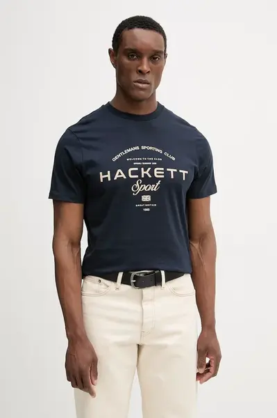 Hackett London Bavlněné tričko Hackett London
