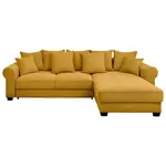 MID.YOU ROHOVÁ SEDAČKA, textil, žlutá