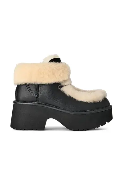 Kožené kotníkové boty UGG Esmee Leather Lace Up