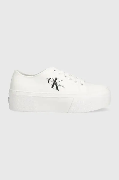 Tenisky Calvin Klein Jeans FLATFORM+ CUPSOLE LOW TXT