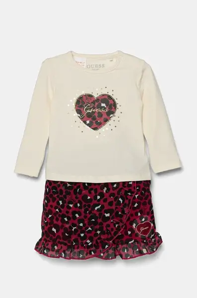 Souprava Guess béžová barva, A4BG04 J1300