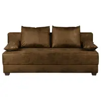 MID.YOU ROZKLÁDACÍ POHOVKA, textil, hnědá