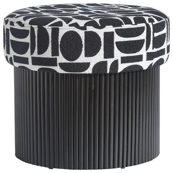 MID.YOU SEDACÍ BOX, textil, kompozitní dřevo, 50/44/50 cm