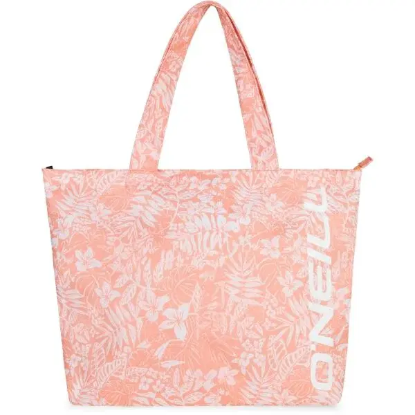 O'Neill COASTAL PRINT Dámska plážová taška, lososová, veľkosť