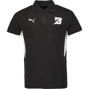 Puma TEAMEVOSTRIPE POLO - BK PARDUBICE Pánské polo triko, černá, velikost XXXL