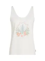 O'NEILL Top  svetlomodrá / olivová / oranžová / biela