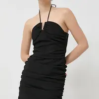 Šaty Morgan x Iris Mittenaere černá barva, mini