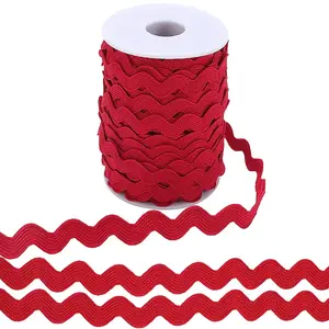 Polyester Wave Lace Trim Ribbon