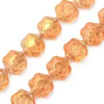 Electroplate Glass Beads Strands