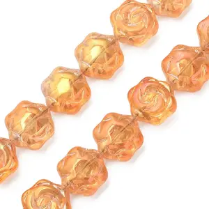 Electroplate Glass Beads Strands