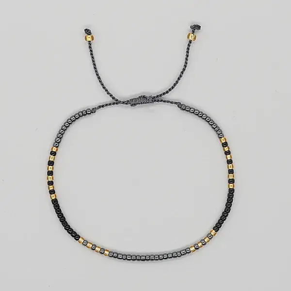 Glass Seed Braided Beaded Bracelets