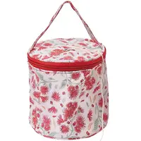 Polycotton Knitting Zipper Cylinder Bag