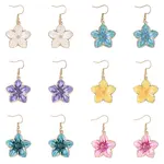 6 Pairs 304 Stainless Steel Dangle Earrings