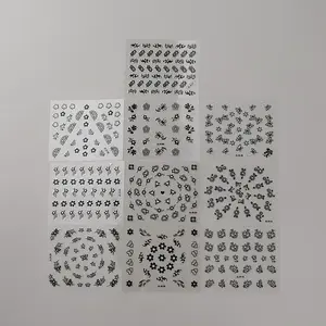 Plastic Nail Art Stickers