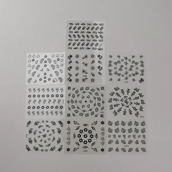 Plastic Nail Art Stickers