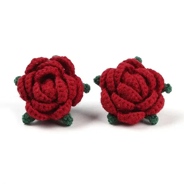 Cotton Knitting Artificial Flower