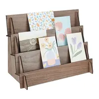 3-Tier Wooden Earring Display Card Stands