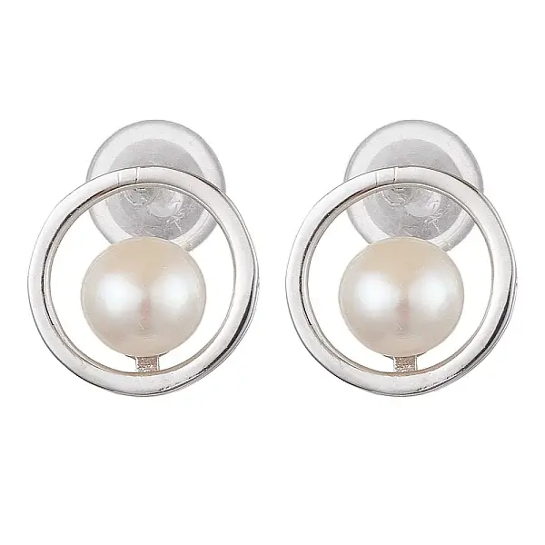 Natural Pearl Ear Studs