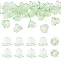 30Pcs Acrylic Bead Caps for Wind Chimes Making