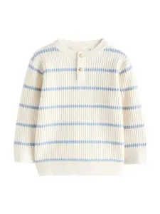 Next Sveter 'Henley'  krémová / modrá
