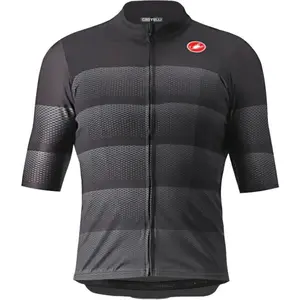 Castelli LIVELLI Pánský dres na kolo, tmavě šedá, velikost