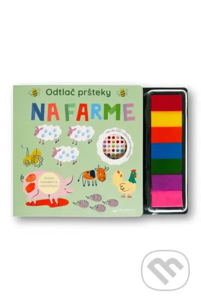 Odtlač pršteky: Na farme - Philip Dauncey, Lou Cunningham (ilustrátor) - kniha z kategorie Omalovánky