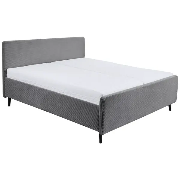 MID.YOU ČALOUNĚNÁ POSTEL, 180/200 cm, tmavě šedá