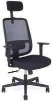 OFFICE PRO kancelářská židle CANTO black, s opěrkou hlavy
