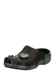 Crocs Dreváky 'Slytherin Classic'  tmavozelená / čierna