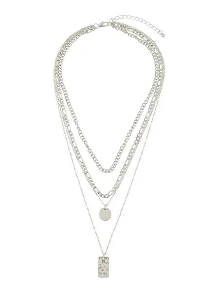 PIECES Retiazka 'PCOKIA'  strieborná