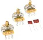 Fender Stratocaster Split Shaft Potentiometer And Capacitor Kit 3-Pack