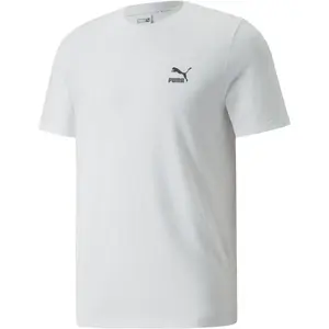 Puma CLASSICS SMALL LOGO TEE Pánské triko, bílá, velikost